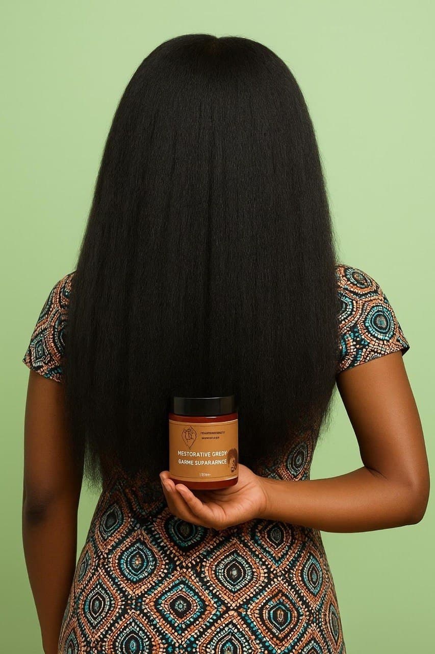 Portrait d'une femme aux cheveux naturels